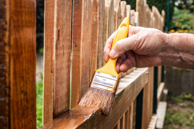 Fence Painting in Summer