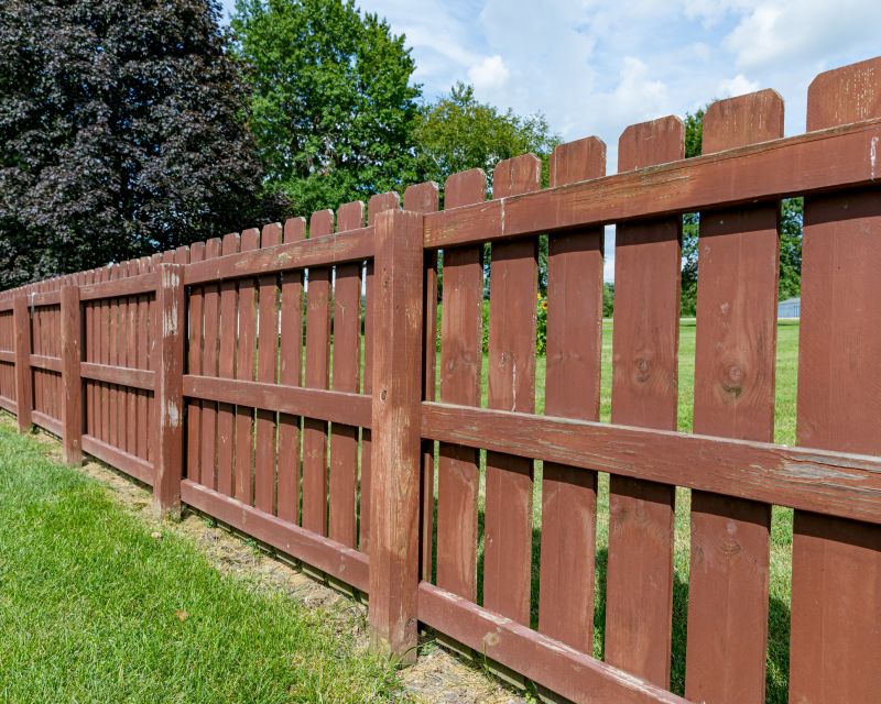 Custom Wooden Fence Design